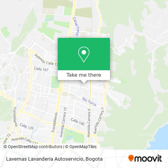 Lavemas Lavandería Autoservicio map