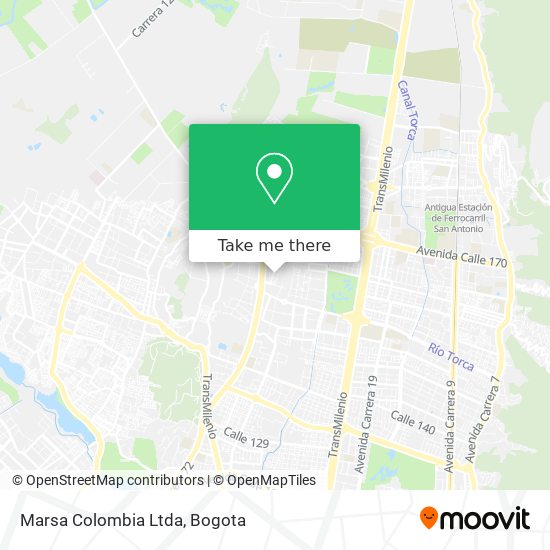 Marsa Colombia Ltda map