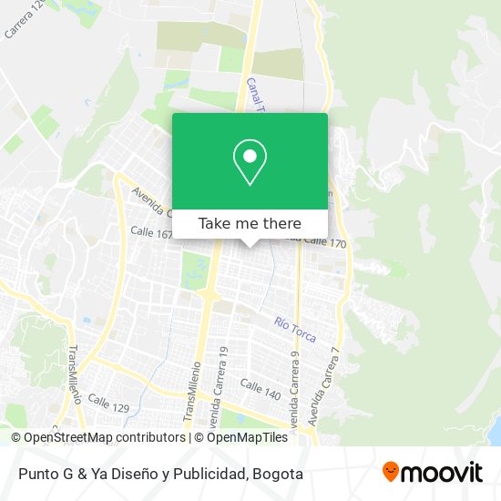 Punto G & Ya Diseño y Publicidad map