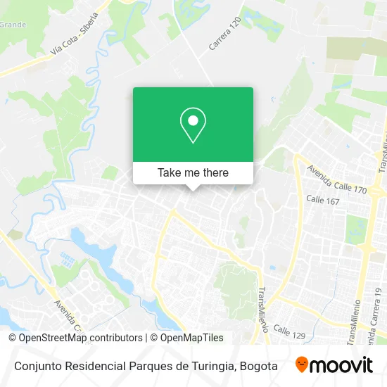 Conjunto Residencial Parques de Turingia map