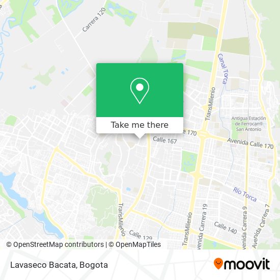 Mapa de Lavaseco Bacata