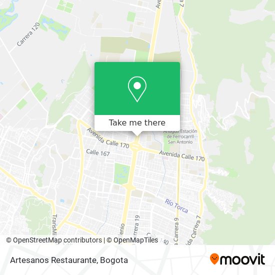 Artesanos Restaurante map