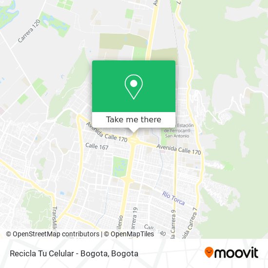 Recicla Tu Celular - Bogota map