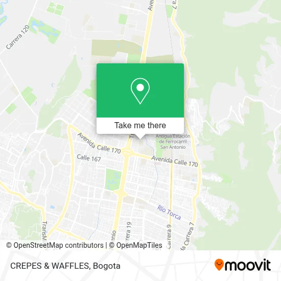 CREPES & WAFFLES map