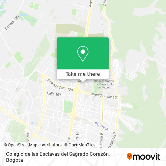 Colegio de las Esclavas del Sagrado Corazón map