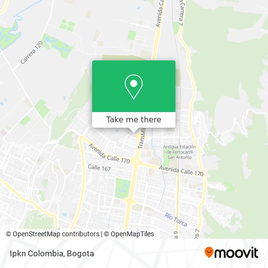 Mapa de Ipkn Colombia