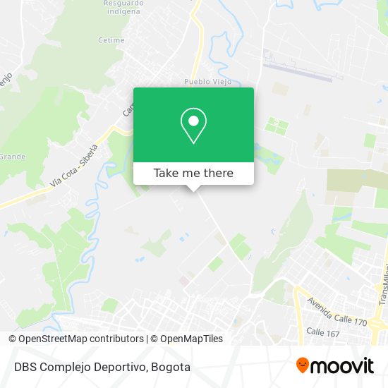 DBS Complejo Deportivo map