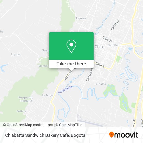 Chiabatta Sandwich Bakery Café map