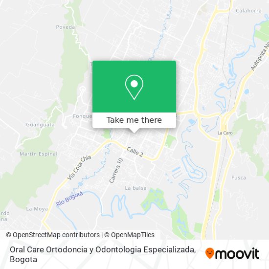 Mapa de Oral Care Ortodoncia y Odontologia Especializada