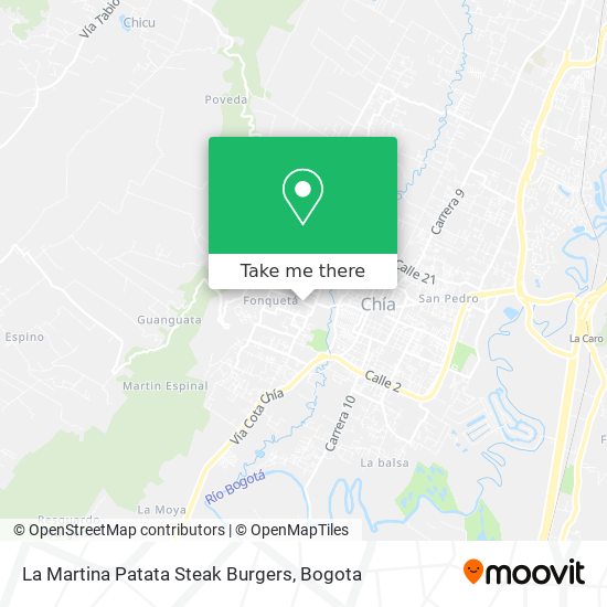 La Martina Patata Steak Burgers map
