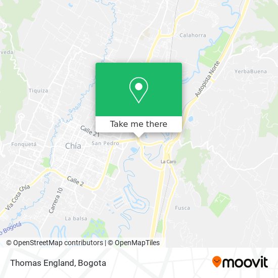 Thomas England map