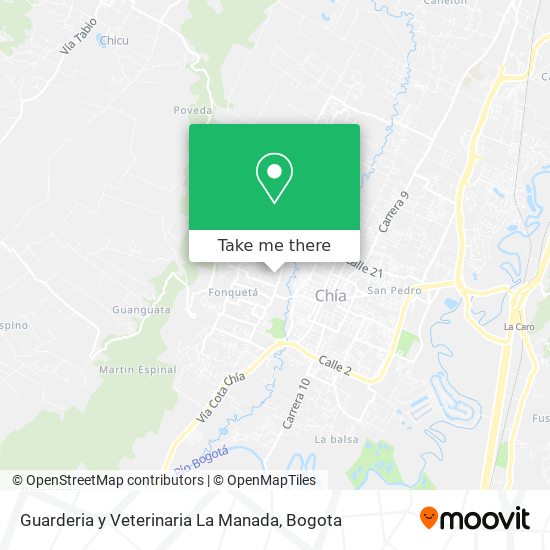 Guarderia y Veterinaria La Manada map