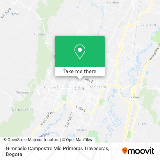 Gimnasio Campestre Mis Primeras Travesuras map