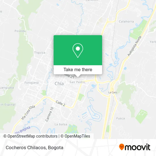 Cocheros Chilacos map