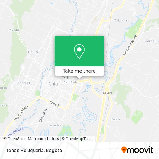 Tonos Peluqueria map