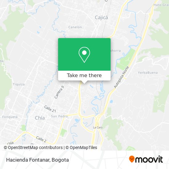 Mapa de Hacienda Fontanar