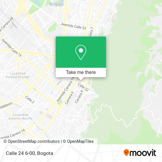 Calle 24 6-00 map