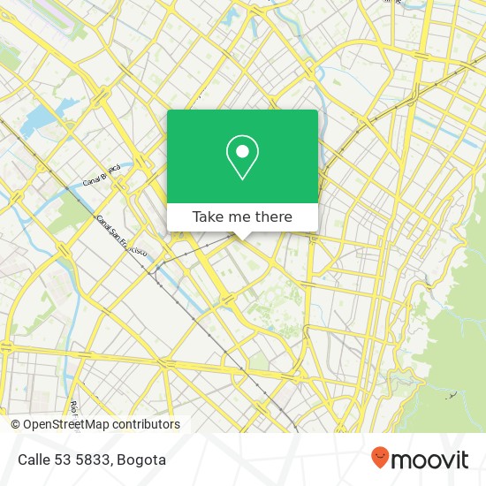 Calle 53 5833 map