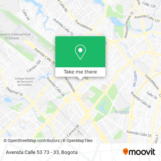 Mapa de Avenida Calle 53 73 - 33