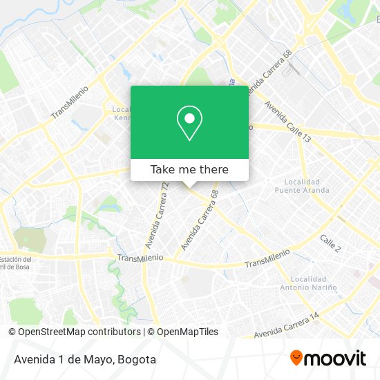Mapa de Avenida 1 de Mayo