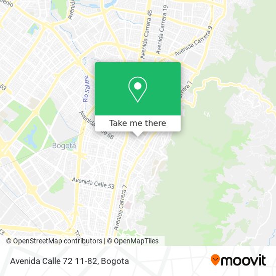 Avenida Calle 72 11-82 map