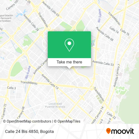 Mapa de Calle 24 Bis 4850