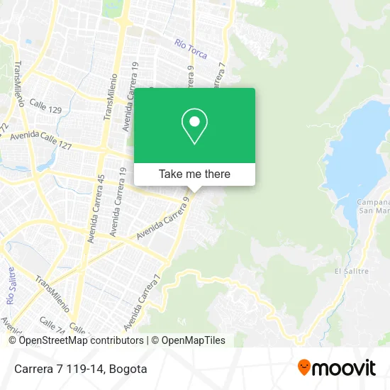 Carrera 7 119-14 map
