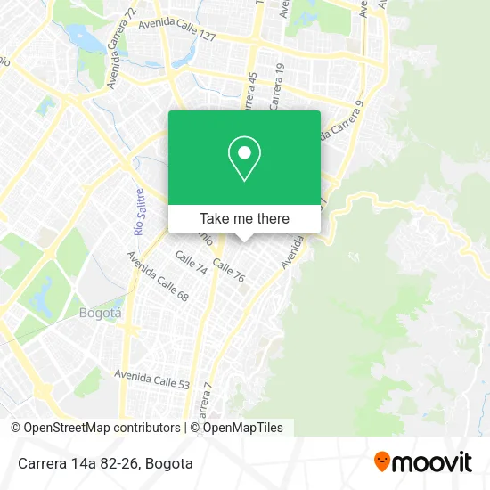 Carrera 14a 82-26 map