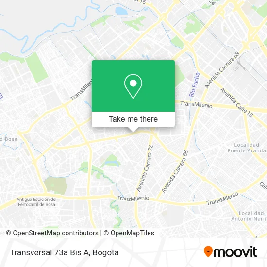 Transversal 73a Bis A map