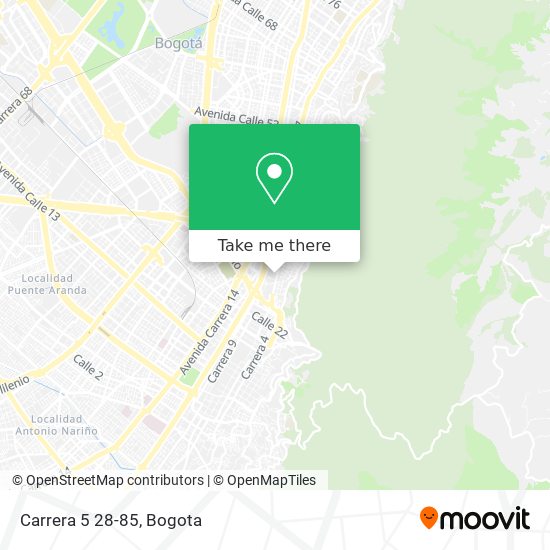 Mapa de Carrera 5 28-85