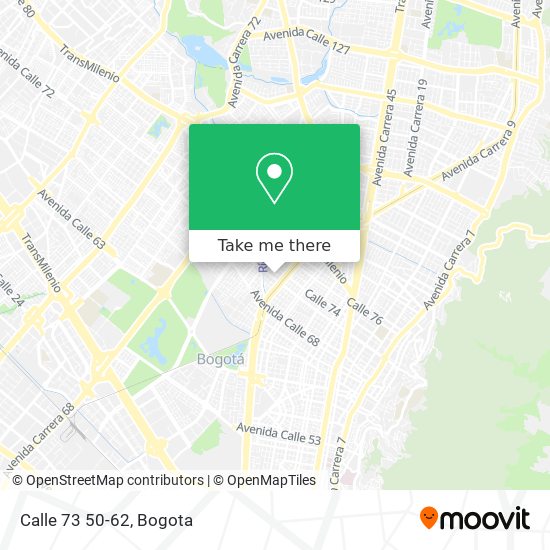 Calle 73 50-62 map