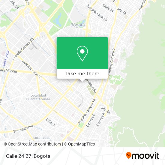 Calle 24 27 map