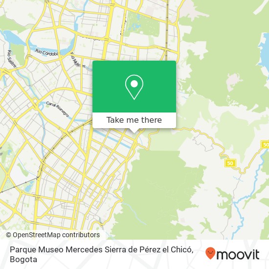 Parque Museo Mercedes Sierra de Pérez el Chicó map