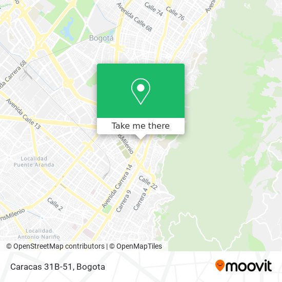 Caracas 31B-51 map