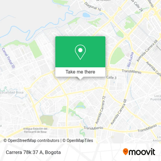 Mapa de Carrera 78k 37 A
