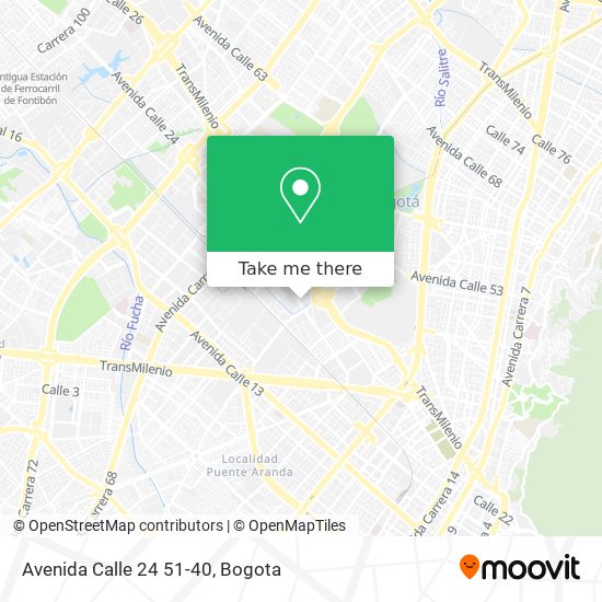 Avenida Calle 24 51-40 map