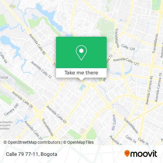 Calle 79 77-11 map