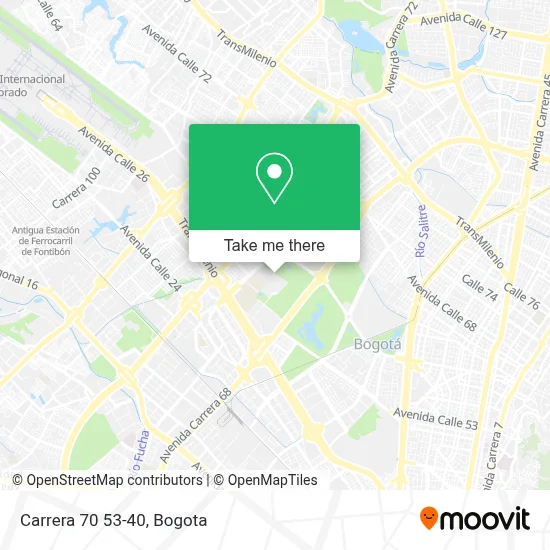 Carrera 70 53-40 map