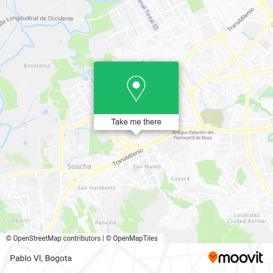 Pablo VI map