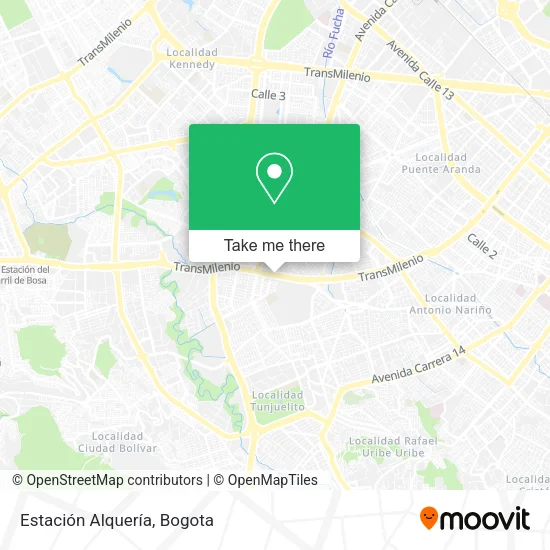 Mapa de Estación Alquería