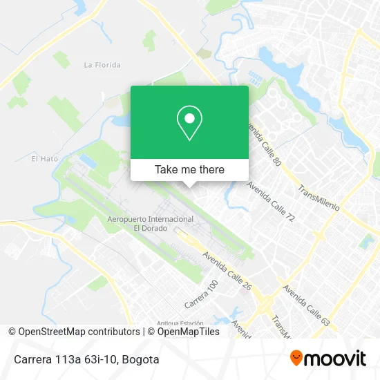 Mapa de Carrera 113a 63i-10