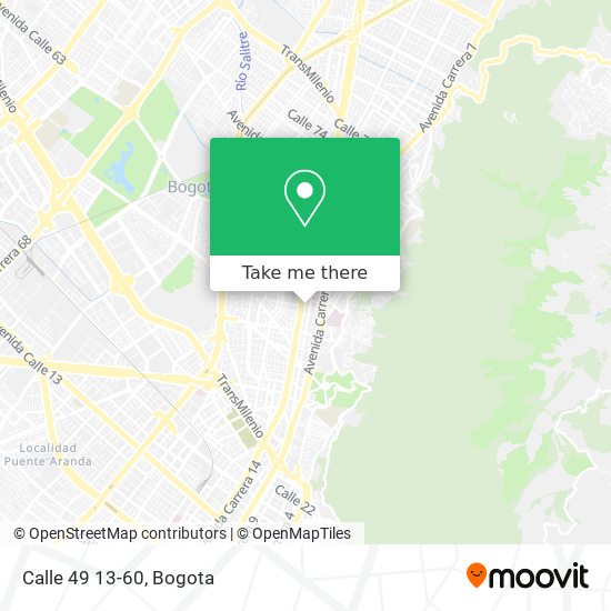 Mapa de Calle 49 13-60