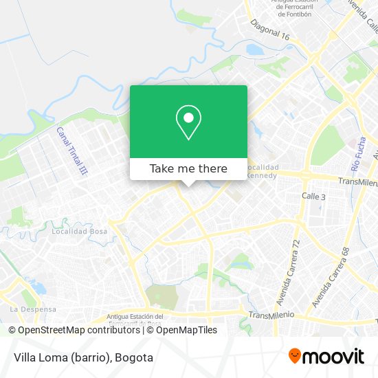 Villa Loma (barrio) map