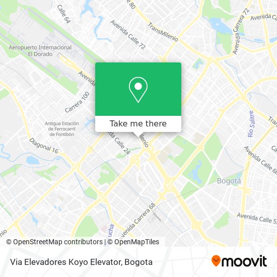 Mapa de Via Elevadores Koyo Elevator