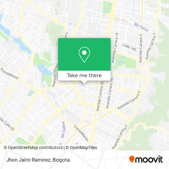 Jhon Jairo Ramirez map