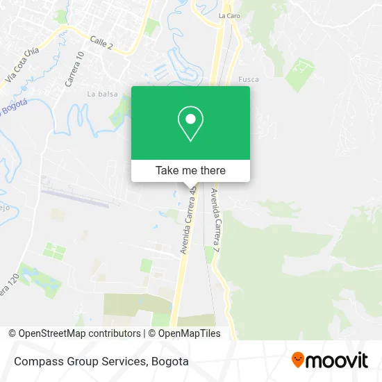 Compass Group Services map