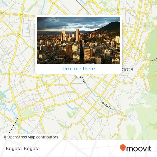 Bogota map