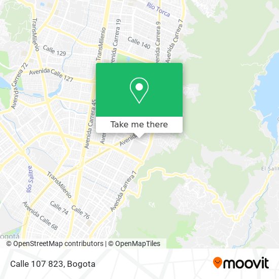 Mapa de Calle 107 823