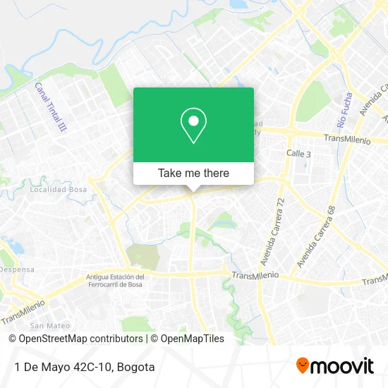 1 De Mayo 42C-10 map