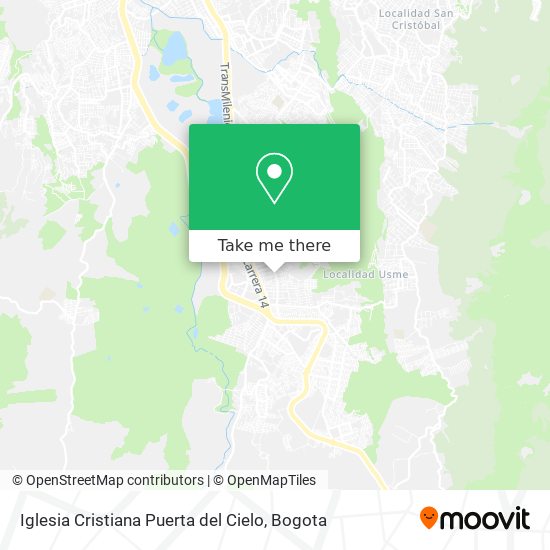 Iglesia Cristiana Puerta del Cielo map